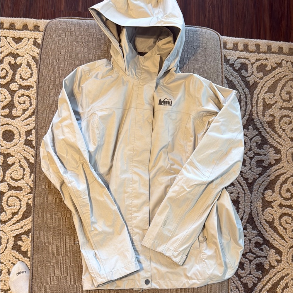 REI Beige Hooded Jacket